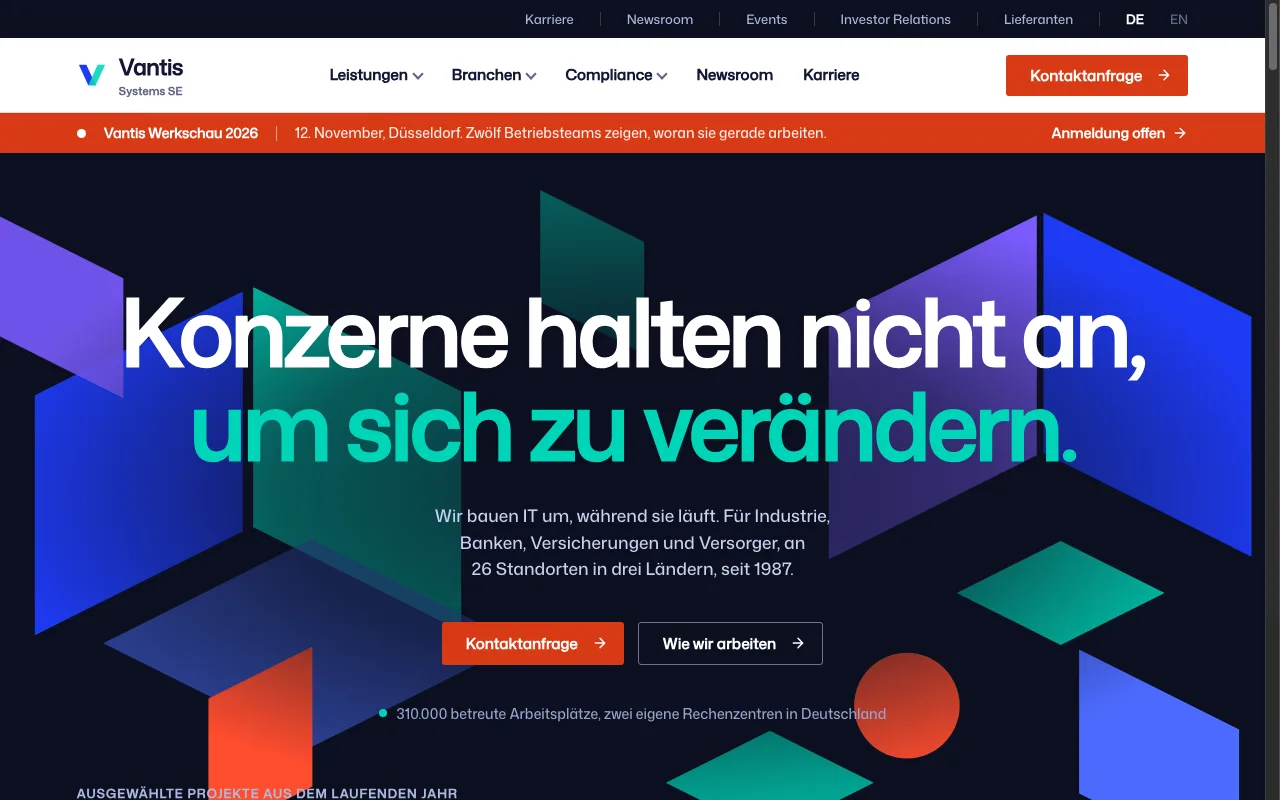 Vorschau der Vantis-Beispielseite